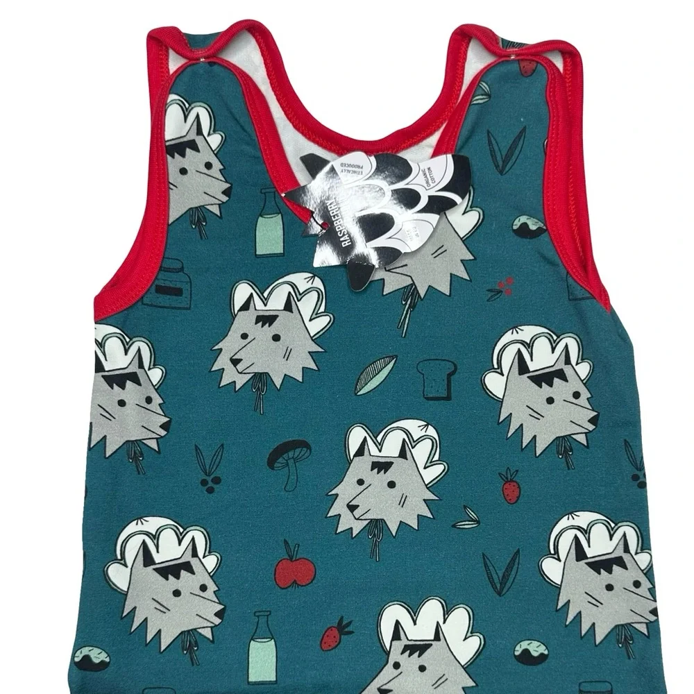 Raspberry Republic A Wolf in‎ Disguise Playsuit